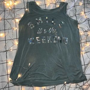 “Smile, it’s the weekend” Art Class brand; M (7/8)